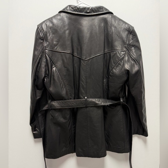 Vintage Wilsons Leather Women's Black Leather Jacket - Picture 8 of 12